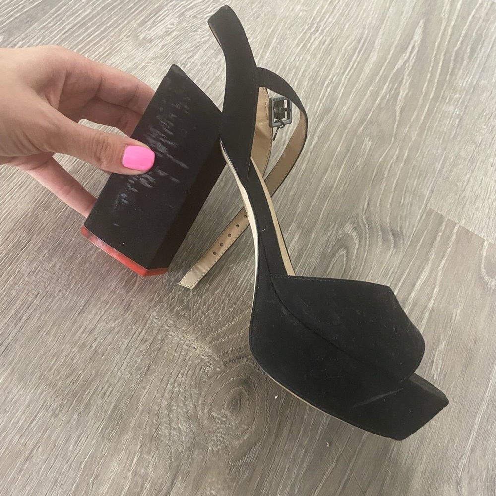 Armani Exchange Platform heels
